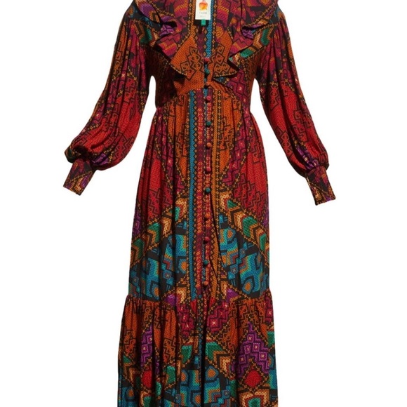 FARM Rio Multicolor Maxi Dress - Picture 4 of 8